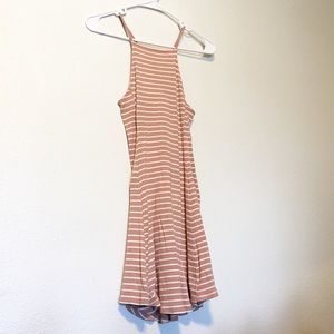 Forever 21 Casual Striped Halter Dress